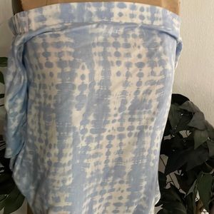 Brand new Never worn off shoulder batik top